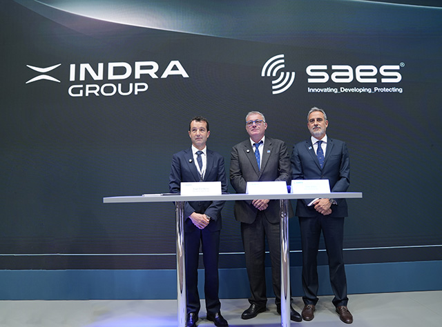 SAES presents the Center of Excellence for Underwater Technologies and sign a MOU with Indra