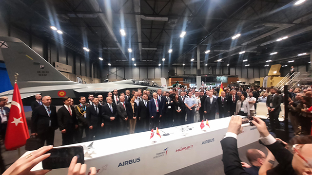 Airbus and Turkish Aerospace sign a Memorandum of Understanding to address cooperation on the Hürjet advanced trainer for the Spanish Air Force
